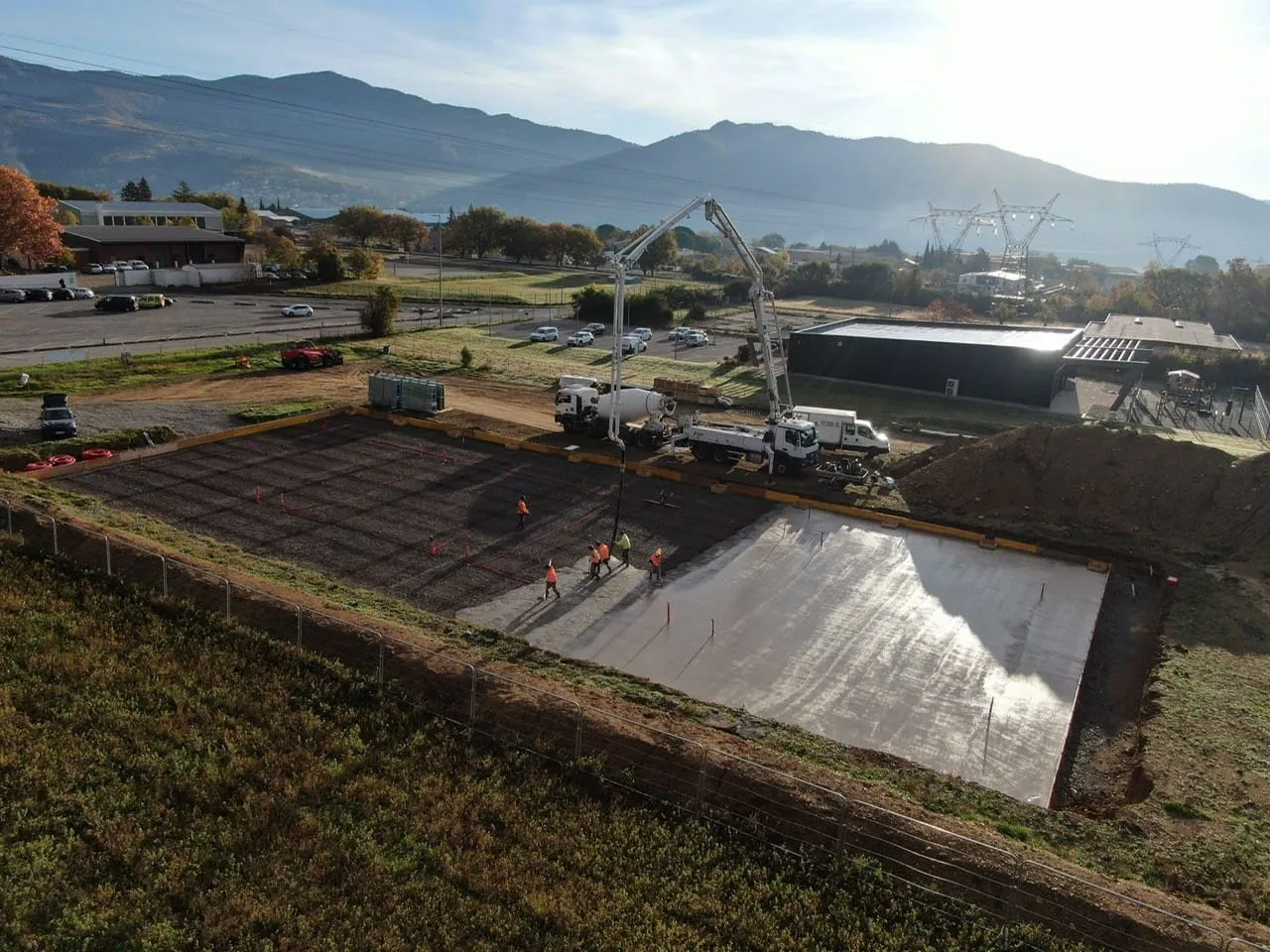 Terrain de padel - chantier