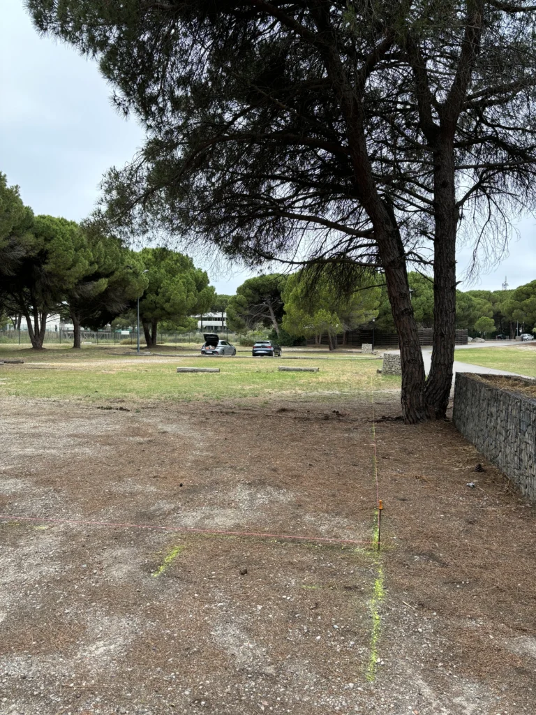 terrain de padel béton drainant La Grande Motte (34)